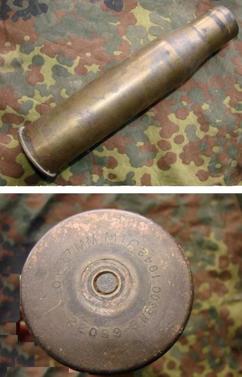 US 37mm brass Case Shell M3 AT Gun